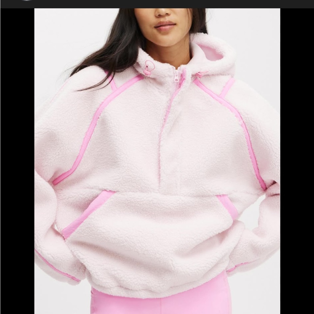 Cotton On pull over fleece hooded jacket
